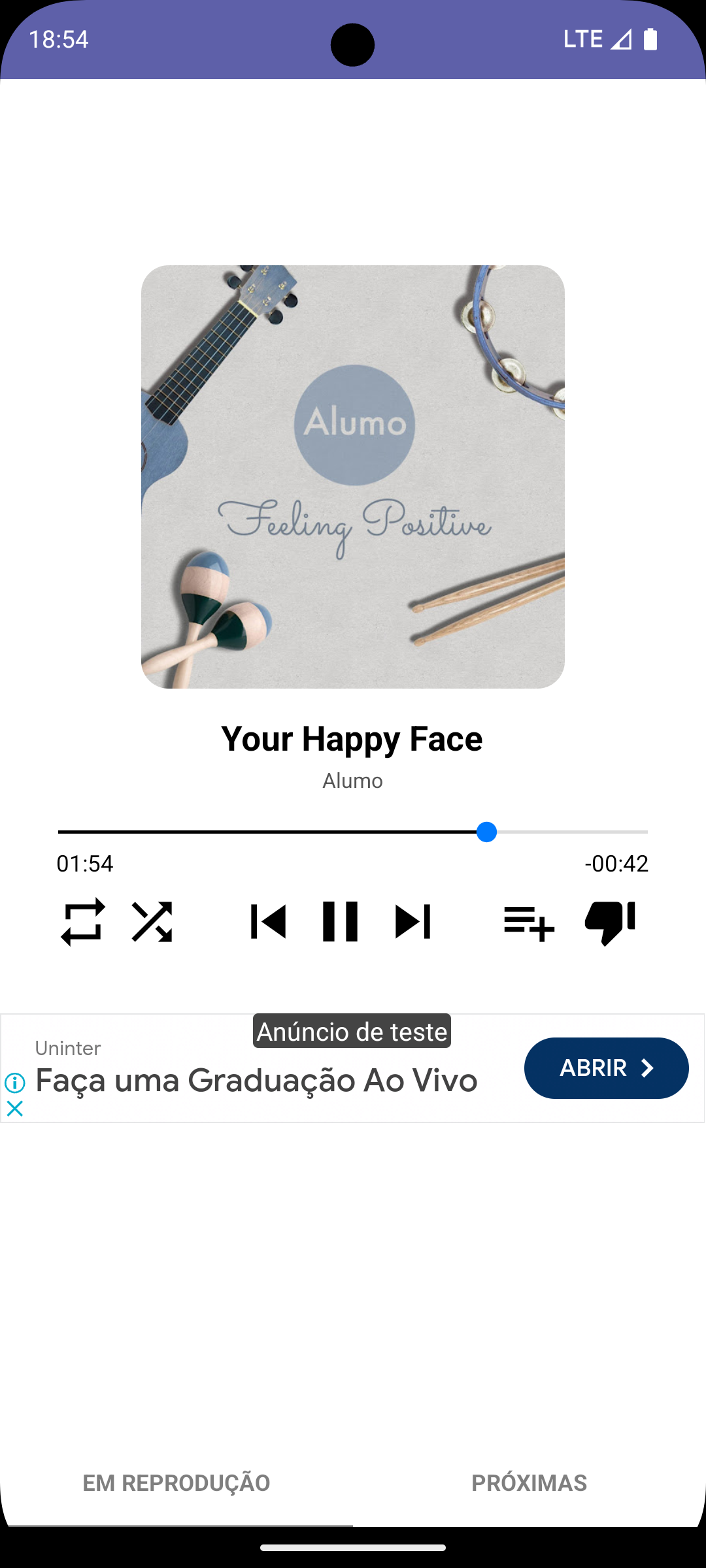 Controle total da sua música